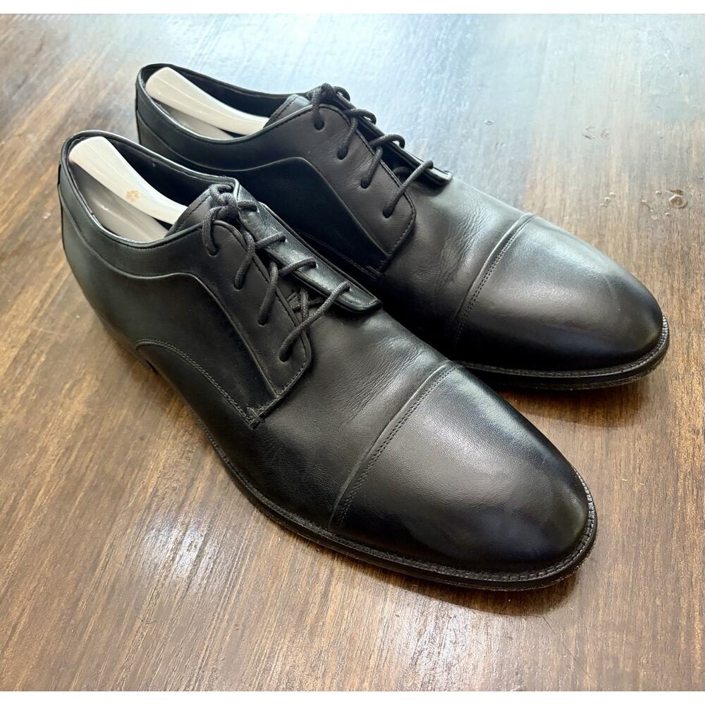 Cole Haan Grand 360 Men's size 11.5 black leather cap toe oxford shoes